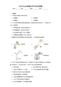 2023年山東省煙臺(tái)市中考化學(xué)真題（含解析）