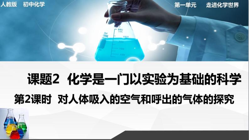 人教版初中九年级上册第一单元课题2 化学是一门以实验为基础的科学（第2课时）+课件PPT01