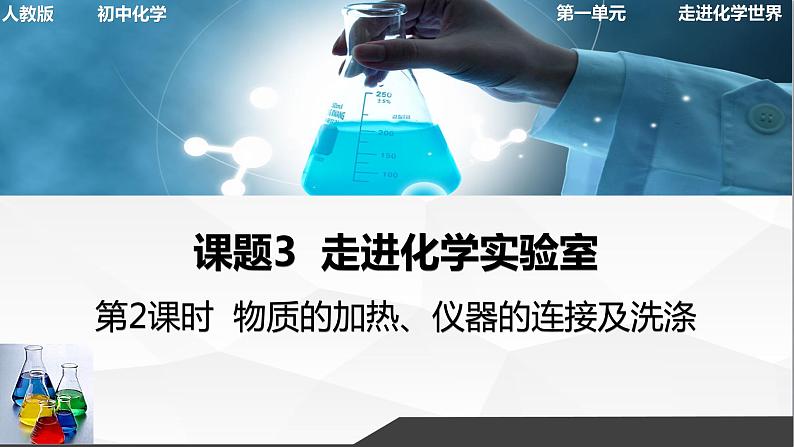 人教版初中化学九年级上册第一单元课题3 走进化学实验室(第2课时)+课件PPT01