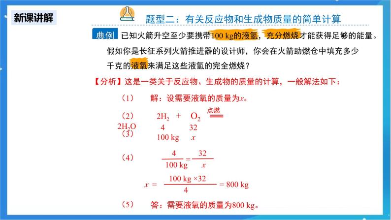 人教版九年级化学上册 课题3 利用化学方程式的简单计算 第2课时 课件+教案07