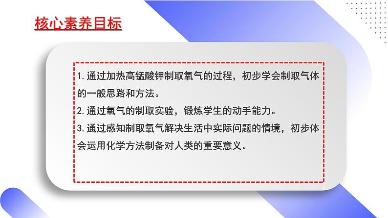 核心素养目标实验活动1氧气的实验室制取与性质课件PPT第2页