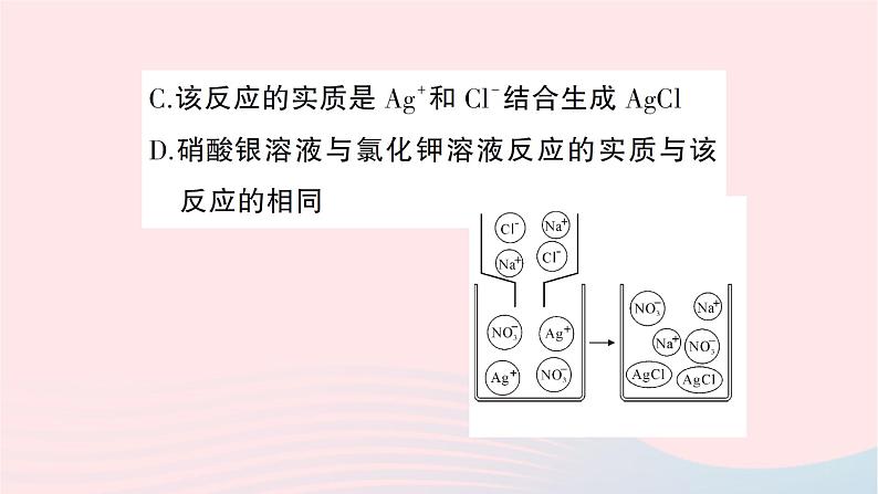 2023九年级化学下册第十一单元盐化肥课题1生活中常见的盐第3课时物质的分类盐的化学性质作业课件新版新人教版第7页