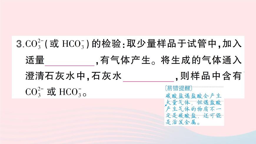 2023九年級(jí)化學(xué)下冊(cè)第十一單元鹽化肥默記本作業(yè)課件新版新人教版第7頁(yè)