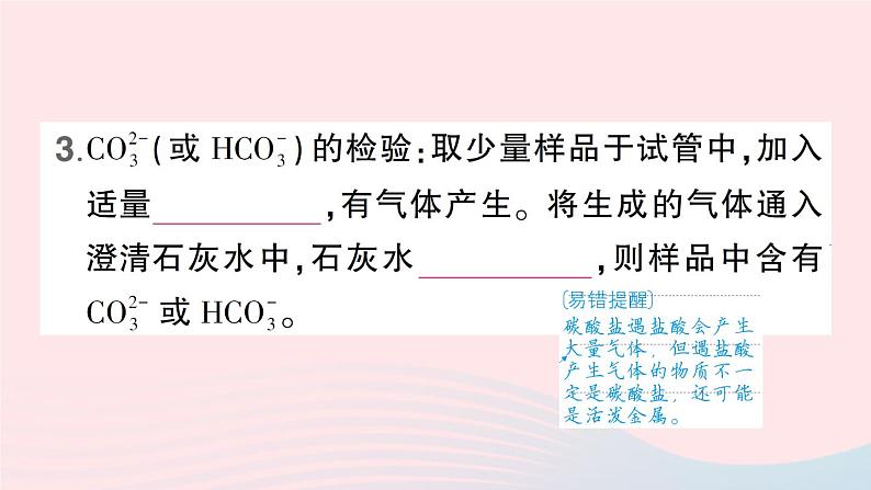 2023九年级化学下册第十一单元盐化肥默记本作业课件新版新人教版07
