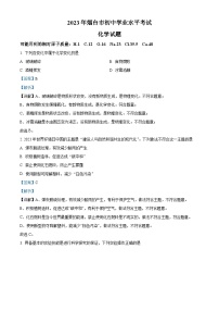 2023年山東省煙臺(tái)市中考化學(xué)真題（含解析）
