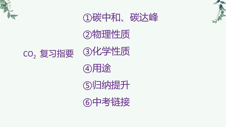 二氧化碳-中考化学一轮复习课件PPT第5页