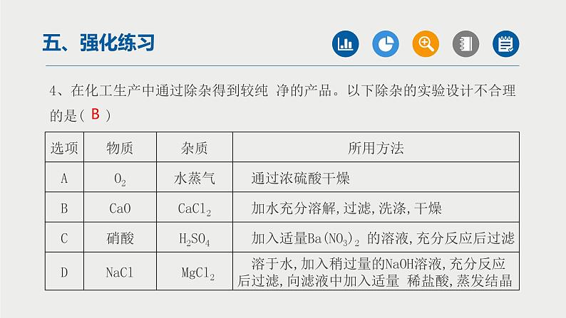 中考化学二轮复习重难点突破课件 专题01物质的分离与除杂(第2课时) (含解析)第8页