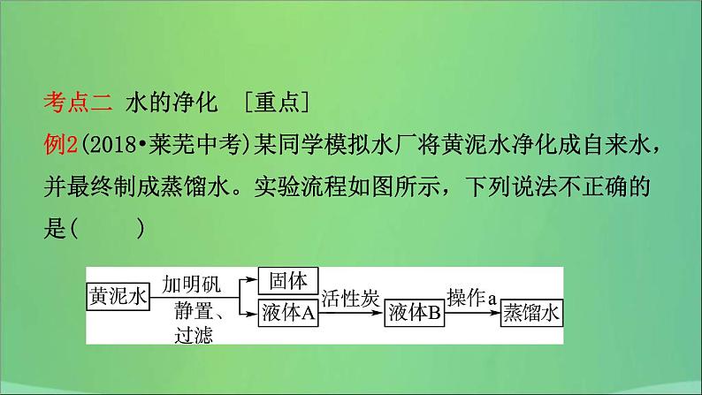 中考化学一轮复习课件 第三讲水与循环(含答案)第4页