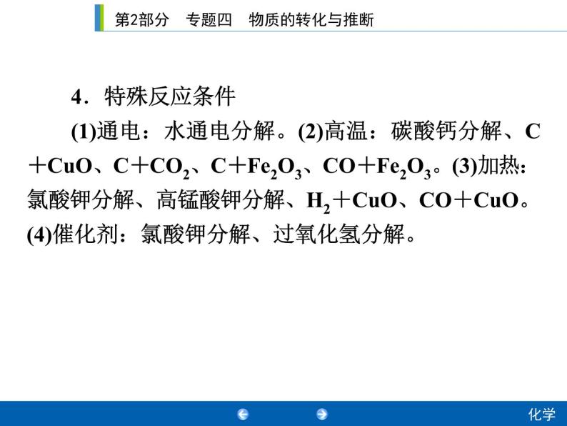 中考化学二轮复习专题复习课件：专题四　物质的转化与推断（含答案）08