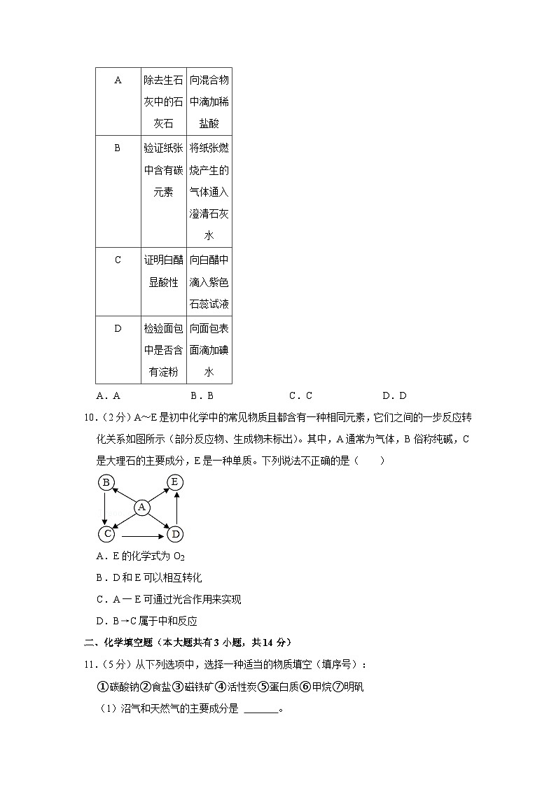 2022年江苏省徐州市中考化学试卷03