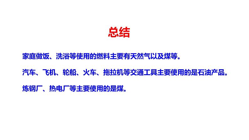 6.2 化石燃料的利用 课件 2023-2024 鲁教版化学 八年级06