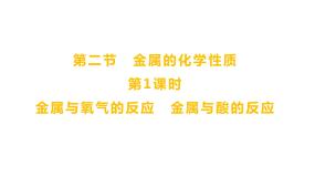 第四单元  第二节　第一课时　金属与氧气的反应　金属与酸的反应 练习课件 2023--2024学年九年级化学鲁教版（五四学制）全一册