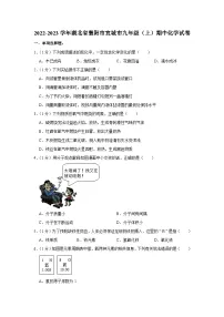 湖北省襄阳市宜城市2022-2023学年九年级上学期期中化学试卷