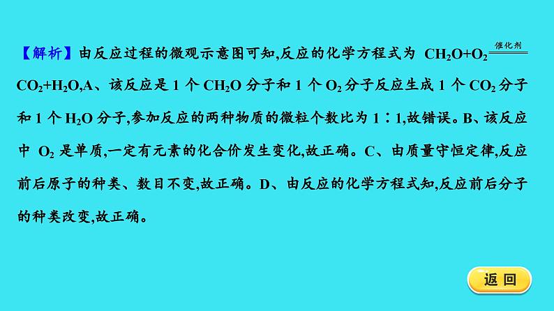 进阶提升专项(四) 微观反应示意图 课件 2023-2024人教版化学九年级上册第7页