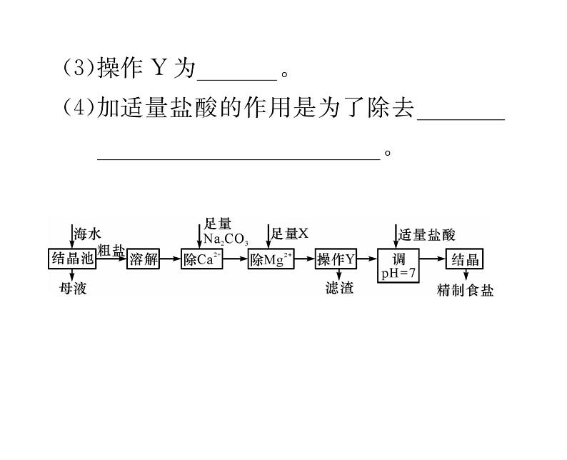 科粤版九年级化学下册专题复习7 工艺流程图题课时训练课件PPT07