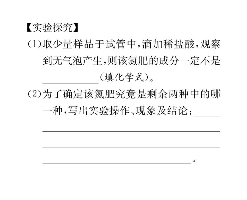 科粤版九年级化学下册专题复习10  实验探究题课时训练课件PPT08