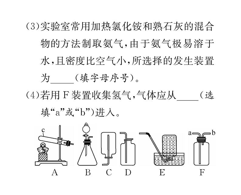 科粤版九年级化学下册专题复习9 教材基础实验课时训练课件PPT第5页