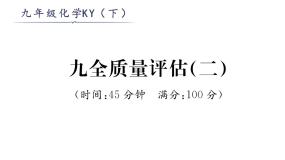 科粤版九年级化学九全质量评估（2）课时训练课件PPT