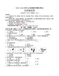 期中模拟卷（北京，人教版）2023-2024学年九年级化学上学期期中模拟考试（含答案及答题卡）