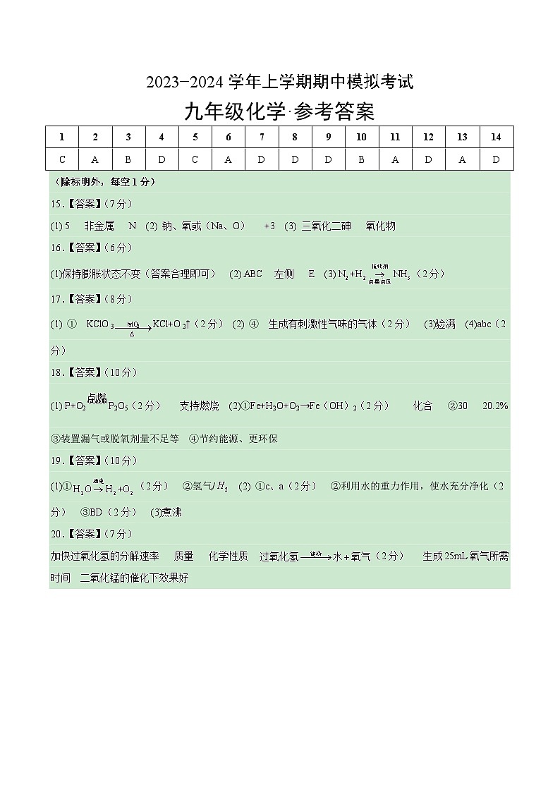 期中模拟卷01(广州专用,人教版)(参考答案)第1页