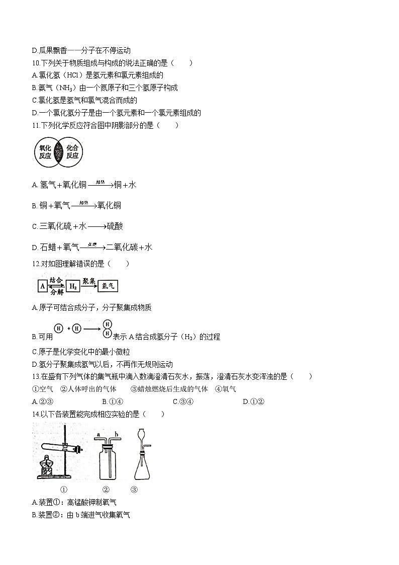 甘肃省陇南市西和县2023-2024学年九年级上学期期中化学试题第2页