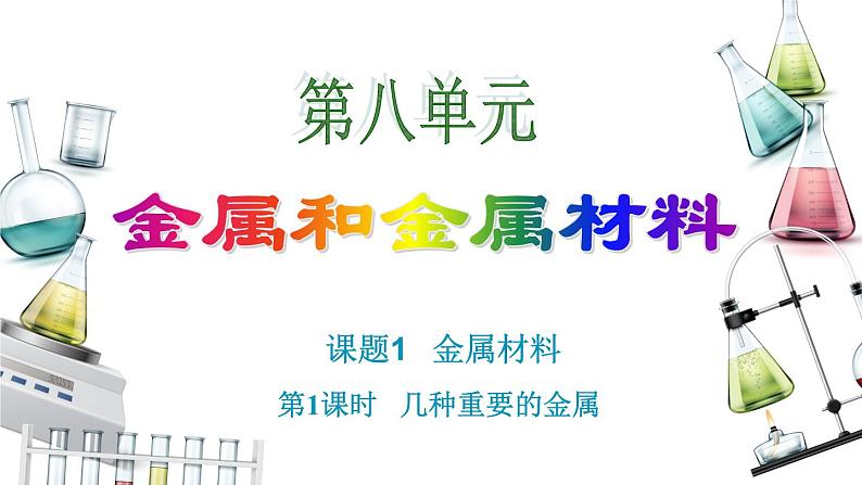 8.1.1 几种重要的金属课件PPT第1页