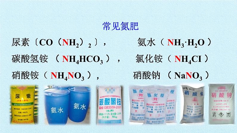 人教版化学九年级下册 第十一 单元 盐 化肥 课题2 化学肥料 课件08