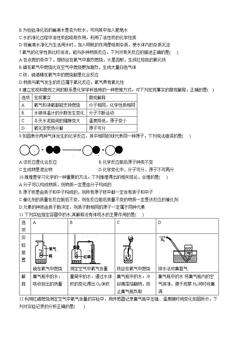 山东省德州市宁津县育新中学、刘营伍中学九2023-2024学年九年级上学期11月期中化学试题第2页