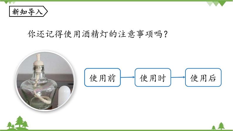 人教版化学九年级上册 第一单元 课题3 走进化学实验室(第三课时)课件第3页