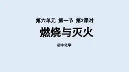 鲁教版九年级化学上册课件 第六单元 第一节 燃烧与灭火（第二课时）