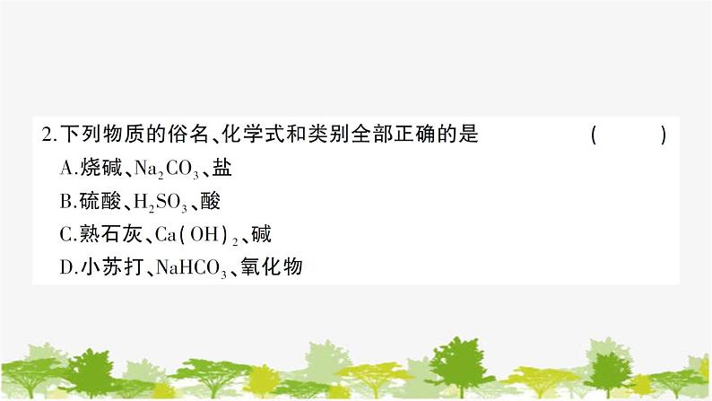 鲁教版化学九年级下册 第八单元创优检测卷课件第3页