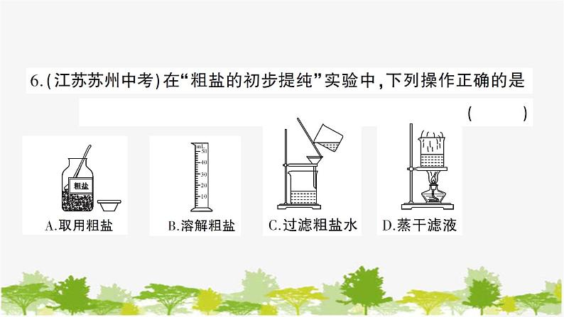 鲁教版化学九年级下册 第八单元创优检测卷课件第6页