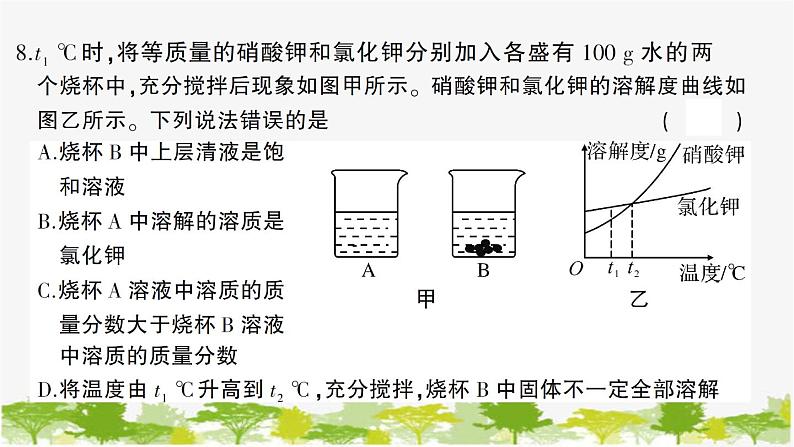 鲁教版化学九年级下册 第八单元创优检测卷课件第8页