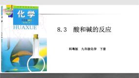 【核心素养目标】粤教版初中化学九年级下册8.3《 酸和碱反应》课件+教案（含教学反思）