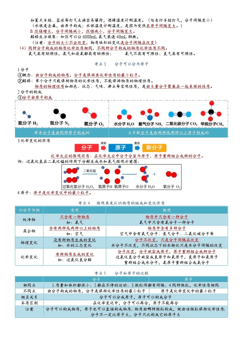 中考化学一轮复习 第3单元 物质构成的奥秘-九年级化学必备单元知识清单（人教版）02