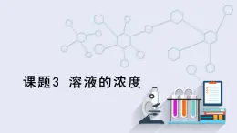 9.3 溶液的浓度 课件 2023-2024学年人教版化学九年级下册