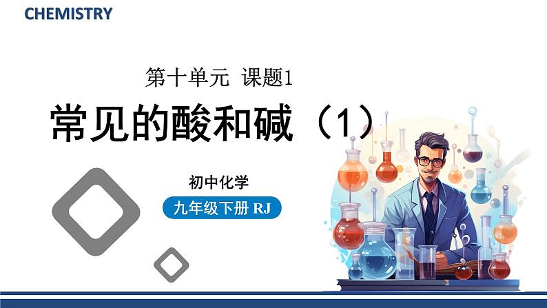 【基于核心素养的教学】课题1 《常见的酸和碱》课件PPT(三课时)01