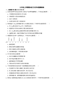 (五四制魯教版）2023九年級上學(xué)期期末復(fù)習(xí)化學(xué)試題精編卷附答案