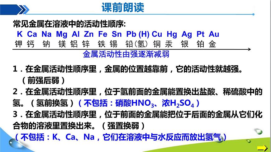 人教版初中化學(xué)九年級(jí)下冊(cè)第八單元課題2金屬的化學(xué)性質(zhì)（第3課時(shí)）濾渣、濾液成分的判斷課件PPT第3頁(yè)