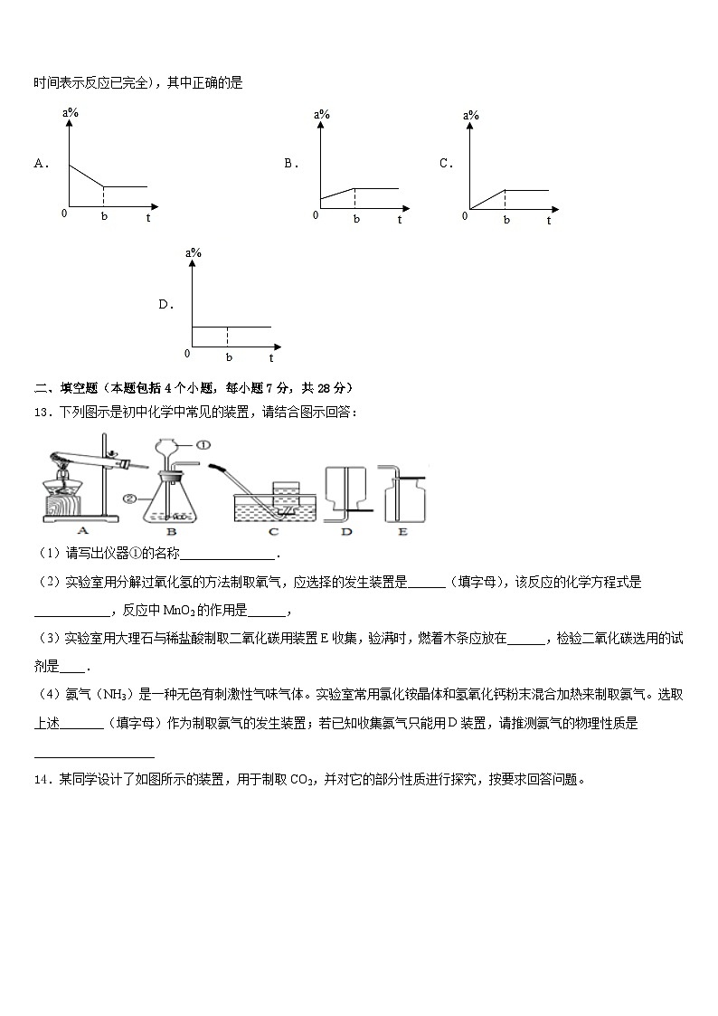 2023-2024学年广东省深圳市文锦中学化学九上期末学业质量监测模拟试题含答案第3页