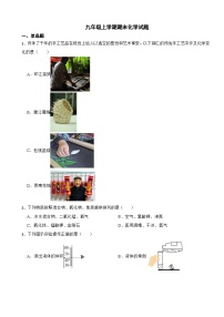 贵州省铜仁市2023年九年级上学期期末化学试题附答案