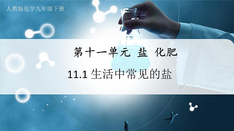【人教版】九下化学 11.1 生活中常见的盐(第1课时)(课件+教案+导学案+分层练习)01