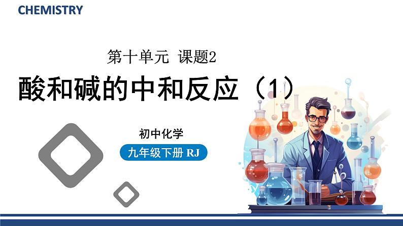 【基于核心素养的教学】课题2 《酸和碱的中和反应》PPT(两课时)+教学设计(两课时)+分层作业01