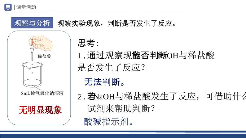 【基于核心素养的教学】课题2 《酸和碱的中和反应》PPT(两课时)+教学设计(两课时)+分层作业06