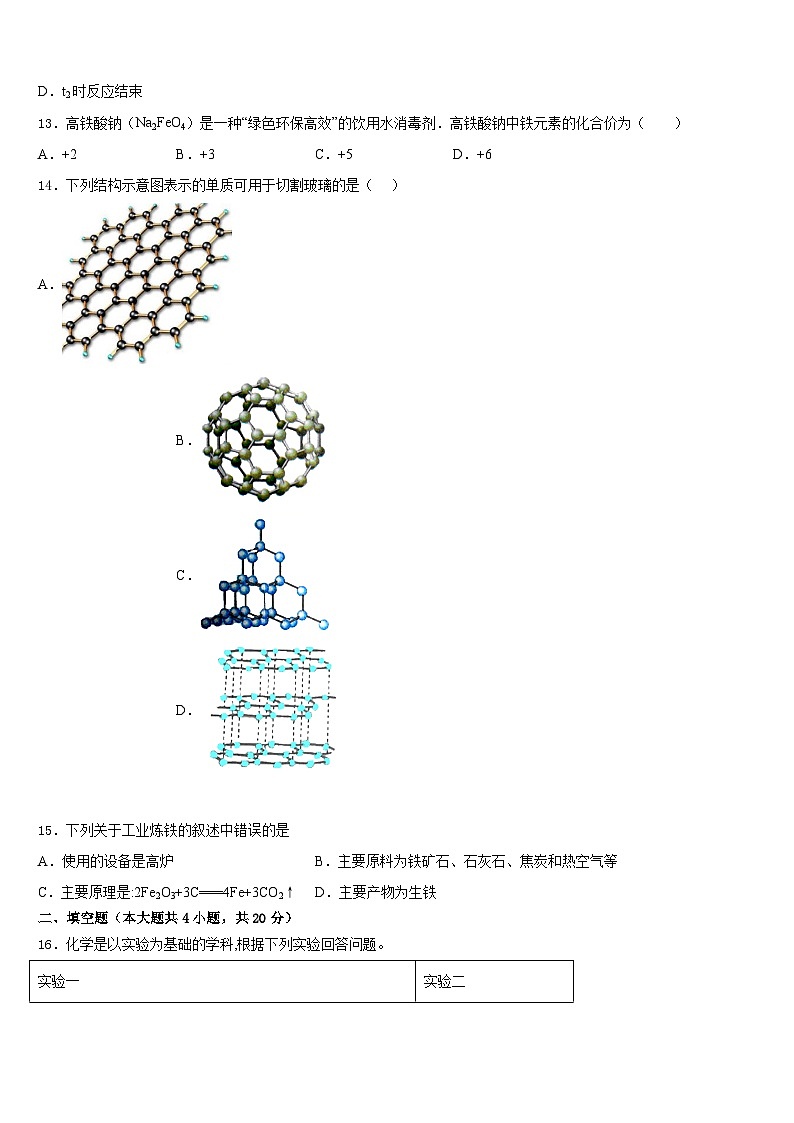 2023-2024学年江苏省镇江市丹徒区九上化学期末质量跟踪监视模拟试题含答案第3页