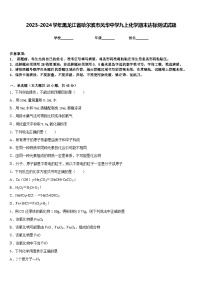 2023-2024学年黑龙江省哈尔滨市风华中学九上化学期末达标测试试题含答案