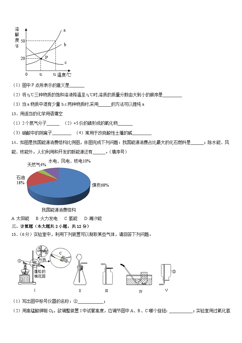 四川省成都七中学育才学校2023-2024学年九上化学期末达标检测模拟试题含答案第3页
