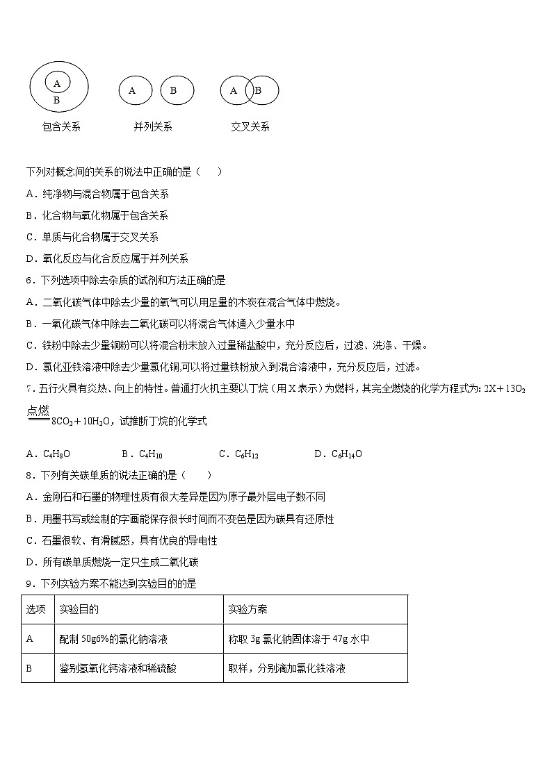 山东省聊城市临清市2023-2024学年化学九上期末综合测试模拟试题含答案02