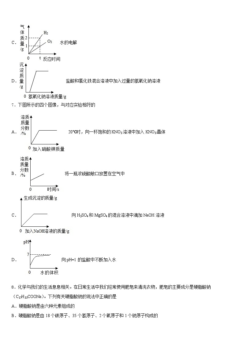 河北省秦皇岛市抚宁县2023-2024学年化学九年级第一学期期末调研试题含答案第3页