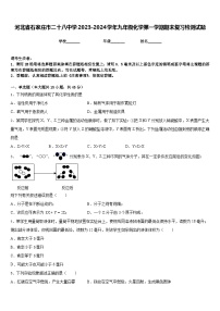 河北省石家庄市二十八中学2023-2024学年九年级化学第一学期期末复习检测试题含答案